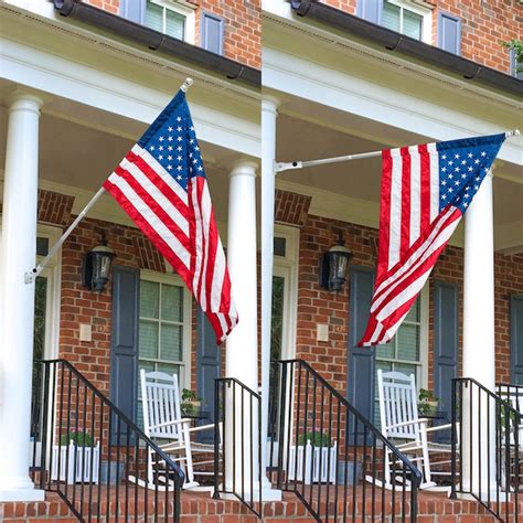 bracket for putting a flag on a metal handrail|flag pole mounting bracket.